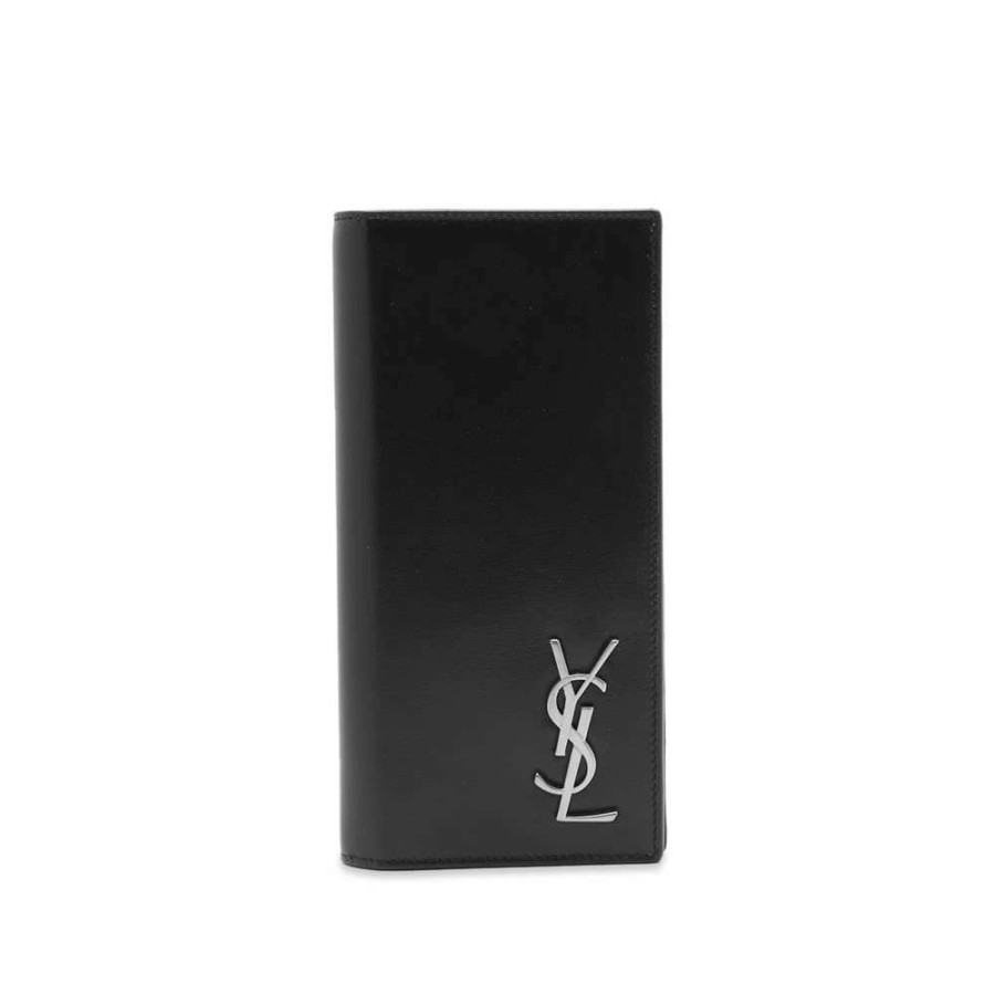 Accessories * | Saint Laurent Ysl Metal Logo Continental Wallet