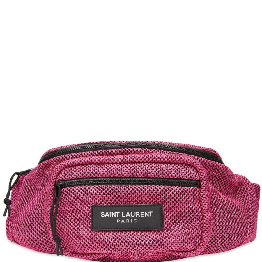 Accessories * | Saint Laurent Mesh Waist Bag