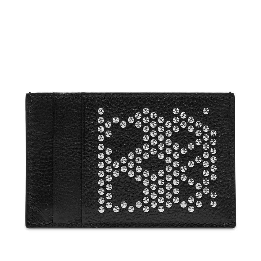 Accessories * | Alexander Mcqueen Studded Skull Card Holder