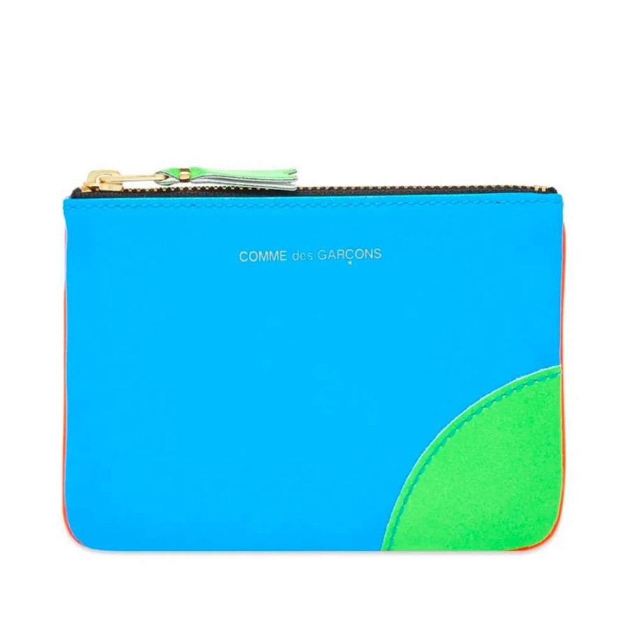 Accessories * | Comme Des Garcons Wallet Sa8100Sf Super Fluro Leather Wallet