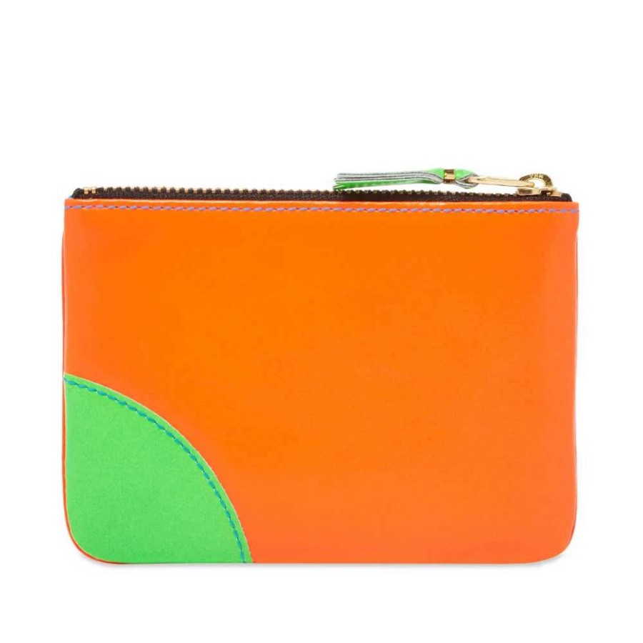 Accessories * | Comme Des Garcons Wallet Sa8100Sf Super Fluro Leather Wallet