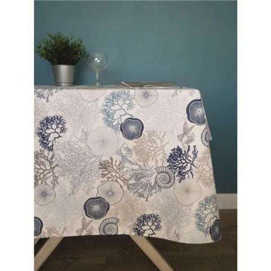 Table Accessories * | L'Ensoleillade Adriatique Tablecloth Treated 250X155Cm