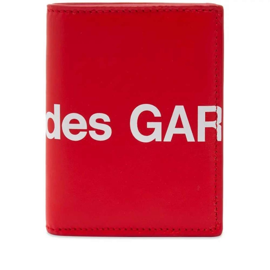 Accessories * | Comme Des Garcons Wallet Comme Des Garcons Sa0641Hl Huge Logo Wallet