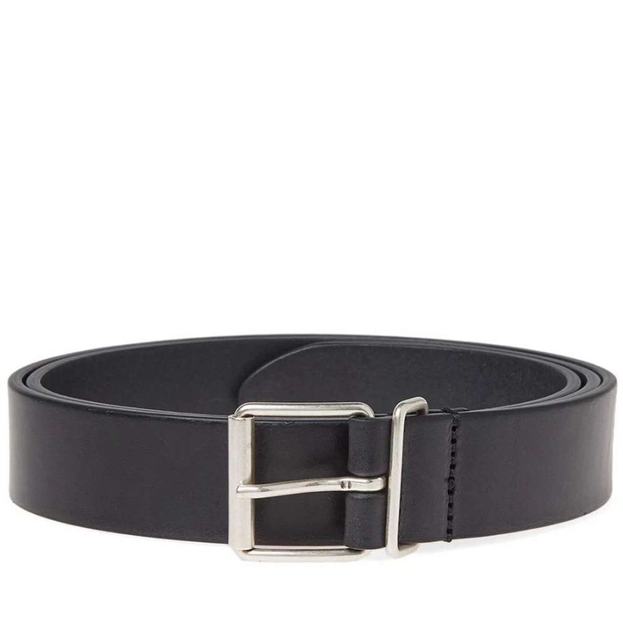 Accessories * | Andersons Anderson'S Slim Leather Belt