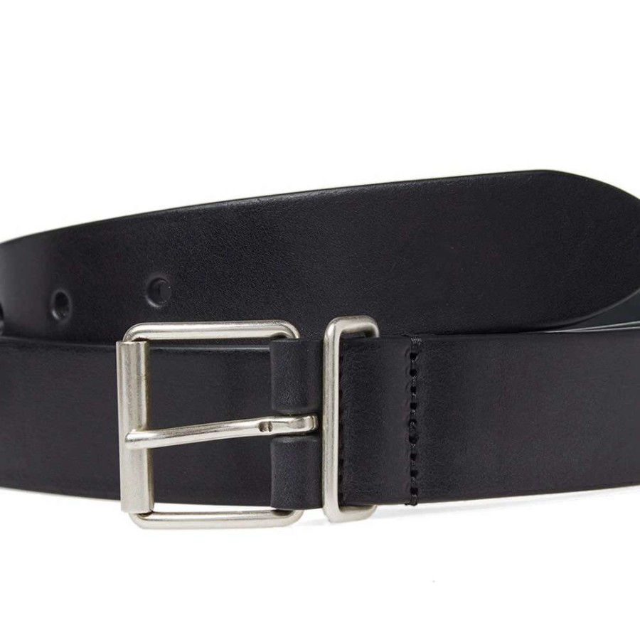 Accessories * | Andersons Anderson'S Slim Leather Belt