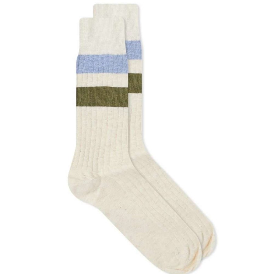 Accessories * | Oliver Spencer Miller Striped Sock