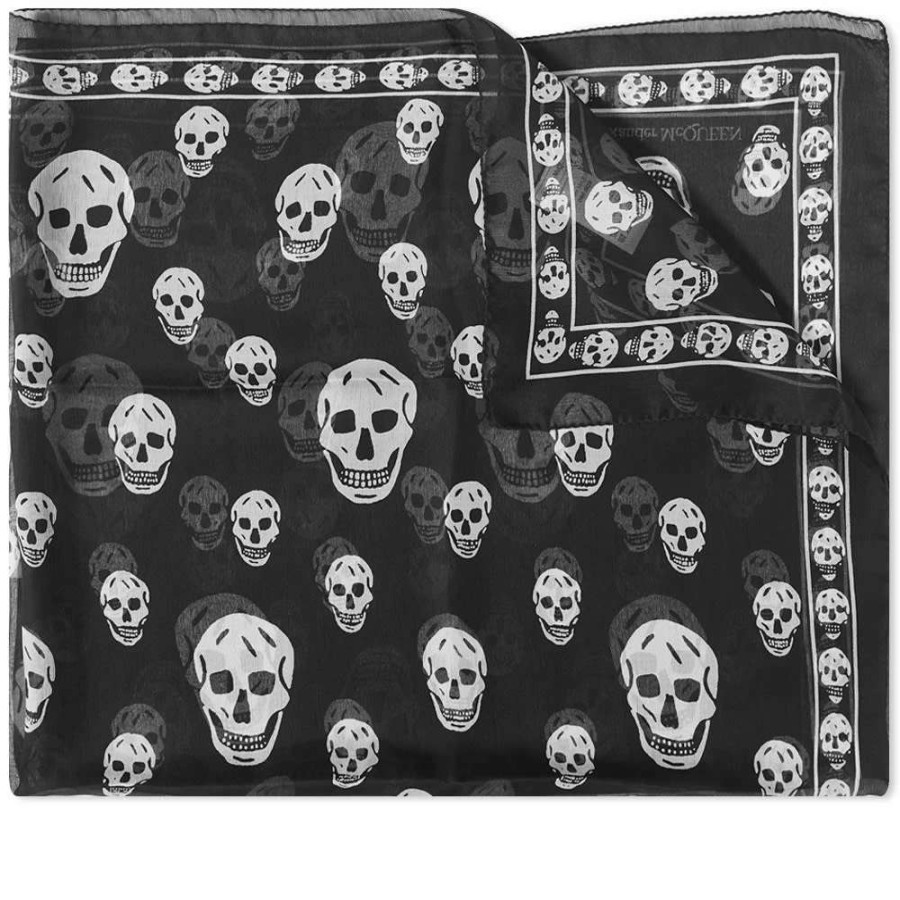 Accessories * | Alexander Mcqueen Skull Scarf