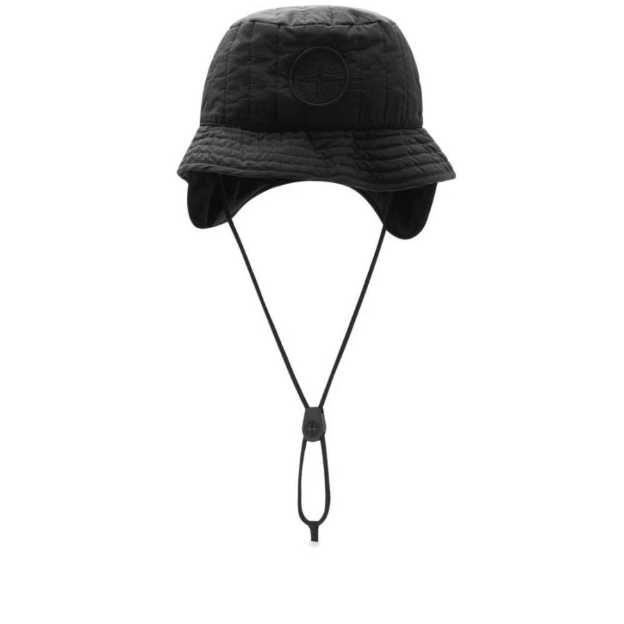 Accessories * | Stone Island Nylon Metal Bucket Hat