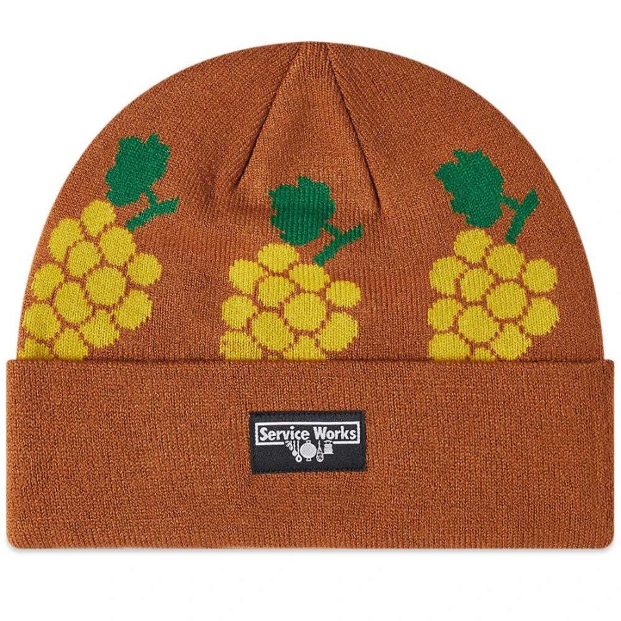 Accessories * | Service Works Grape Beanie