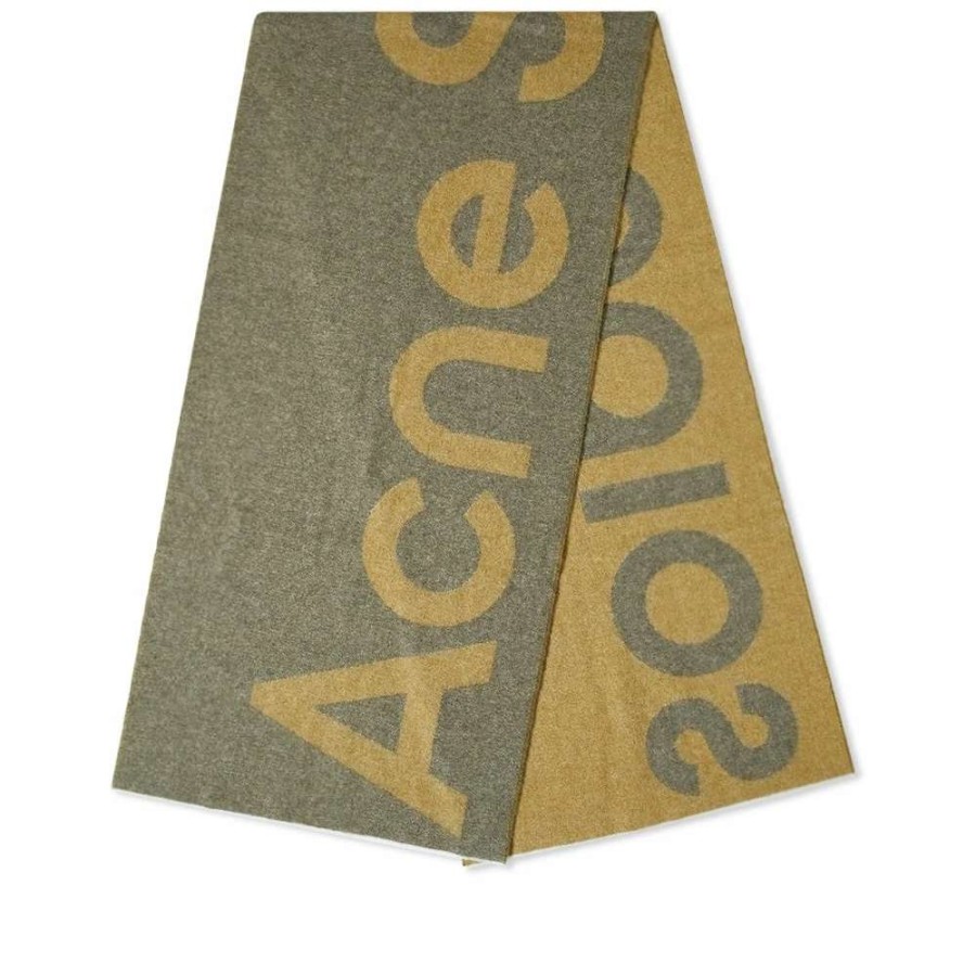 Accessories * | Acne Studios Toronty Logo Recycled Scarf