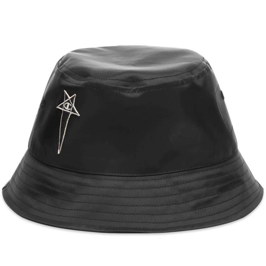 Accessories * | Rick Owens X Champion Nylon Gilligan Bucket Hat