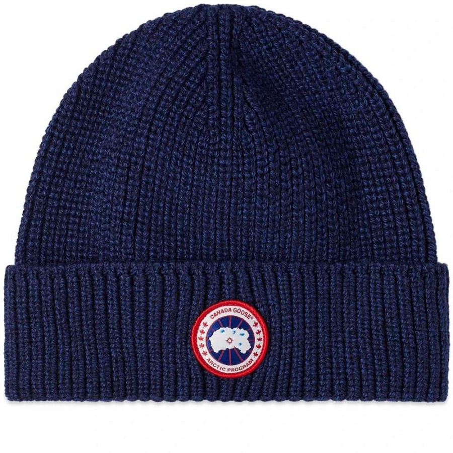 Accessories * | Canada Goose Arctic Disc Rib Toque Beanie