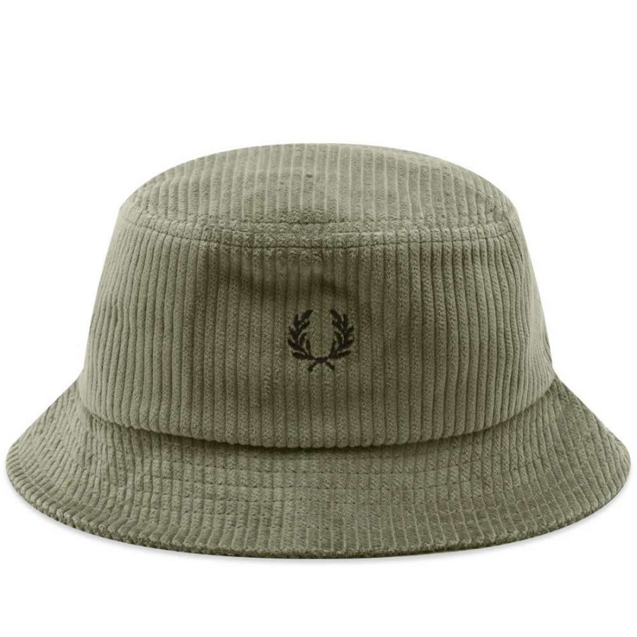 Accessories * | Fred Perry Corduroy Bucket Hat