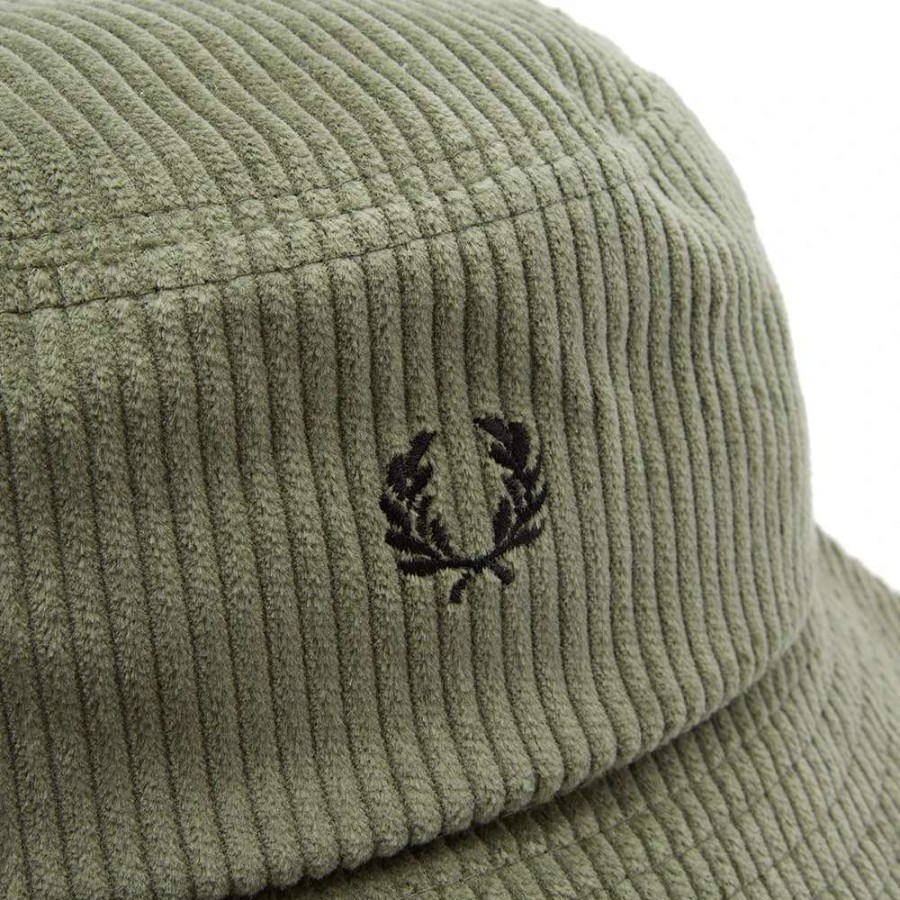 Accessories * | Fred Perry Corduroy Bucket Hat