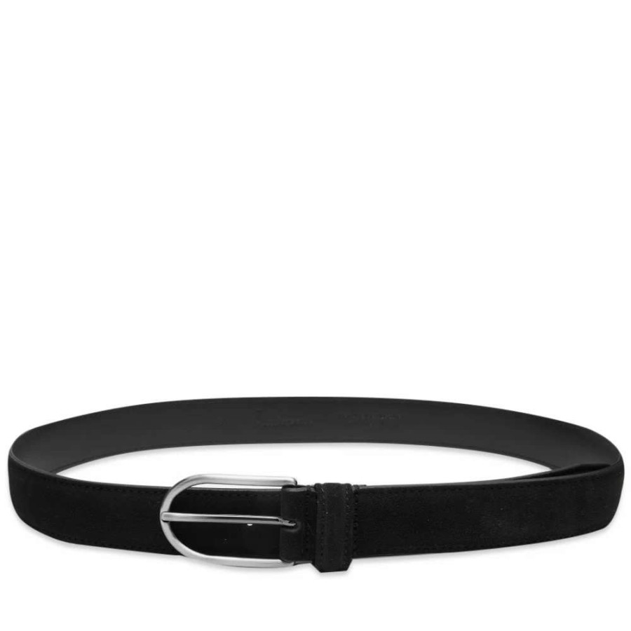 Accessories * | Andersons Anderson'S Leather Narrow Belt