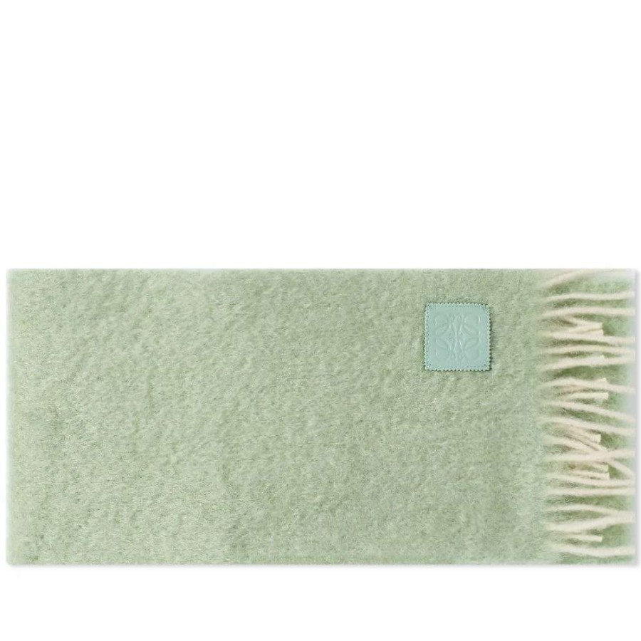 Accessories * | Loewe Contrast Mohair Scarf