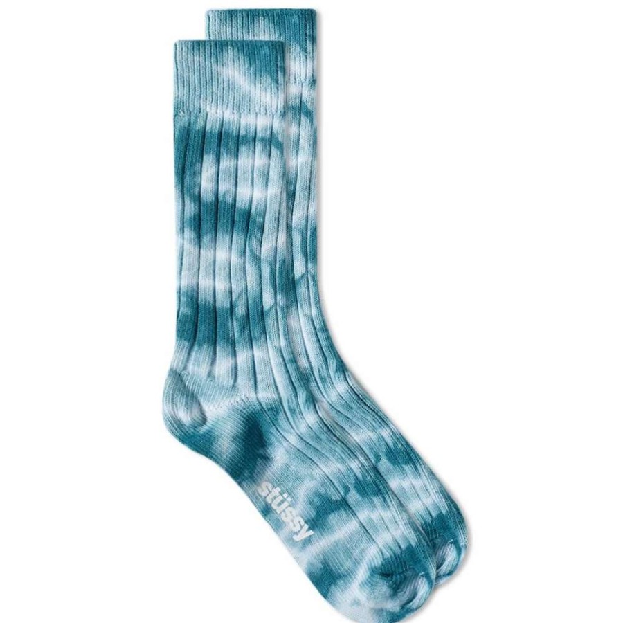 Accessories * | Stussy Dyed Rib Crew Sock