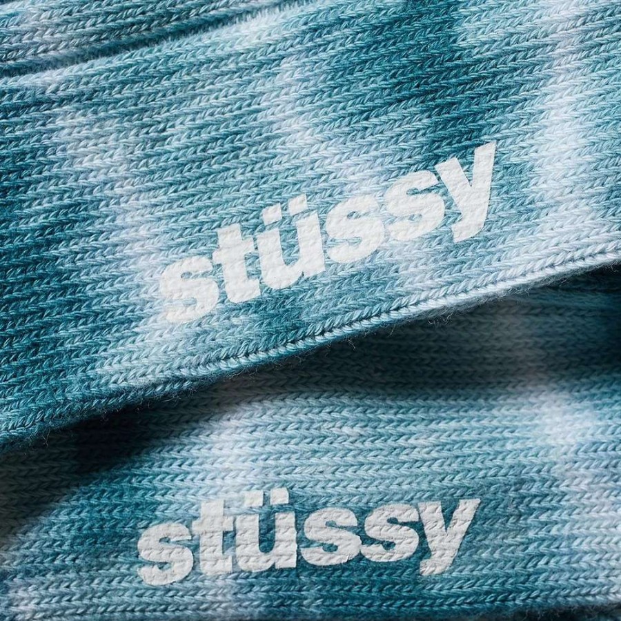 Accessories * | Stussy Dyed Rib Crew Sock