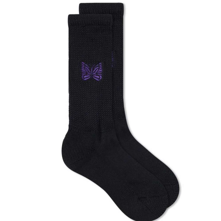 Accessories * | Needles Butterfly Wool Pile Socks