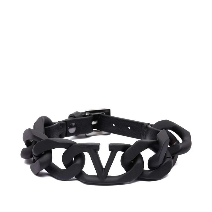 Accessories * | Valentino V Logo Chain Bracelet