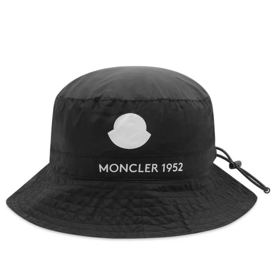 Accessories * | Moncler Genius Logo Bucket Hat