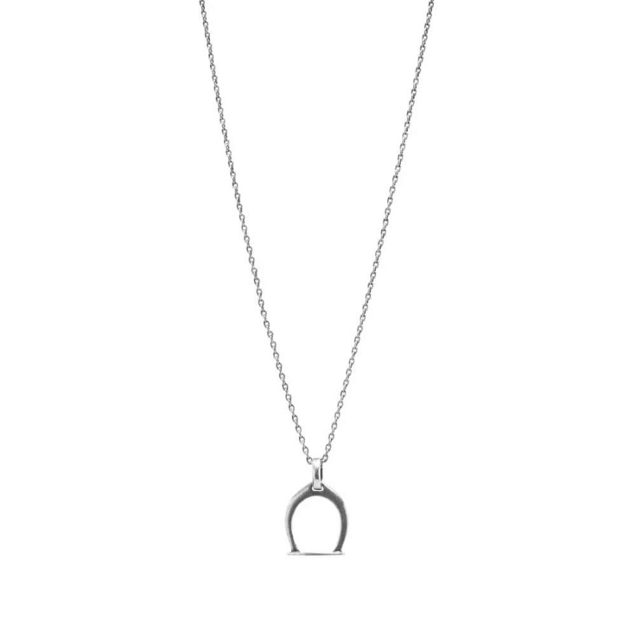 Accessories * | Saint Laurent Charm Pendant Necklace