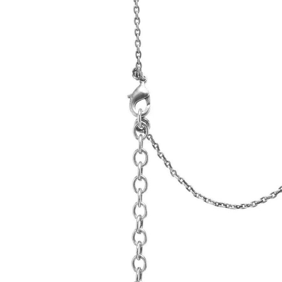 Accessories * | Saint Laurent Charm Pendant Necklace