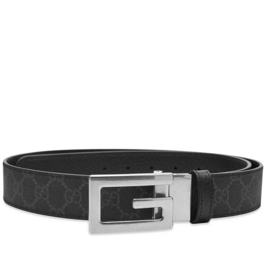 Accessories * | Gucci G Cube Gg Supreme Belt