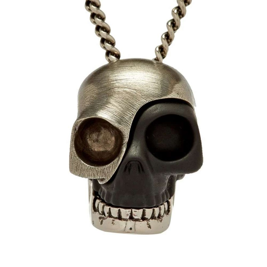 Accessories * | Alexander Mcqueen Stacked Fragment Skull Necklace