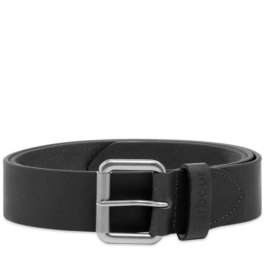 Accessories * | Barbour Matt Leather Belt