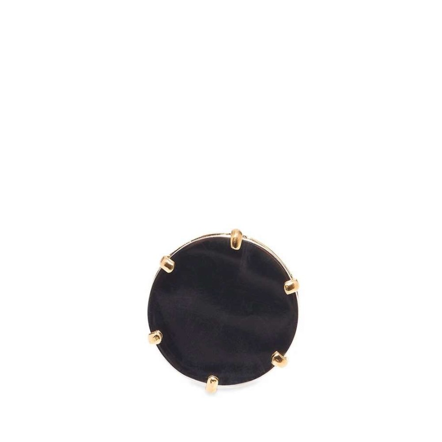 Accessories * | A.P.C. Eloi Logo Signet Ring