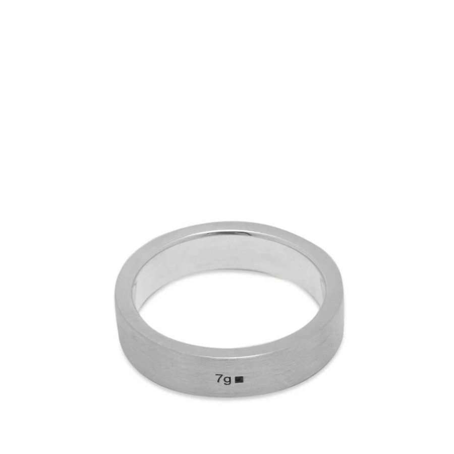 Accessories * | Le Gramme Brushed Ribbon Ring