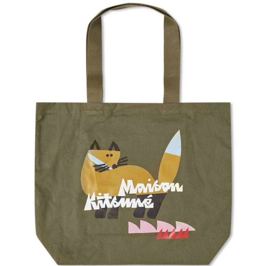 Accessories * | Maison Kitsune X Bill Rebholz Tote Bag