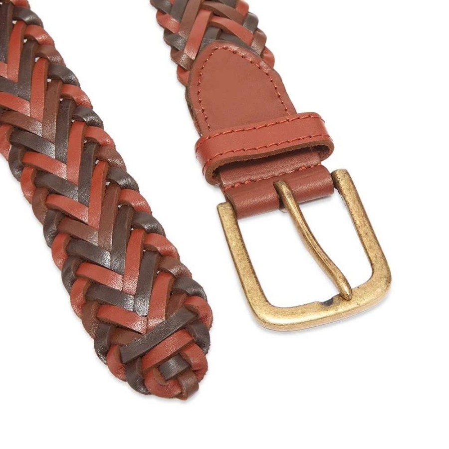 Accessories * | Corridor Braided Leather Belt