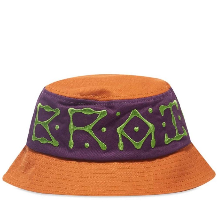 Accessories * | Brain Dead Ufo Twill Bucket Hat