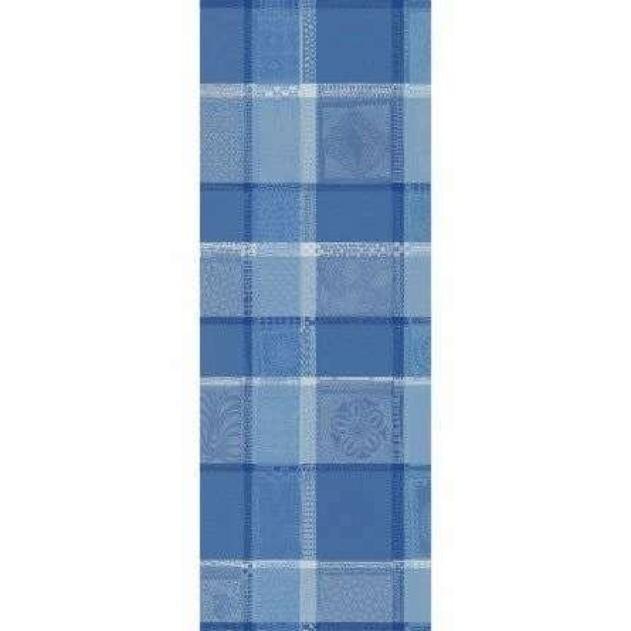 Table Accessories * | Garnier-Thiebaut Mille Wax Ocean Tablerunner 55X180Cm