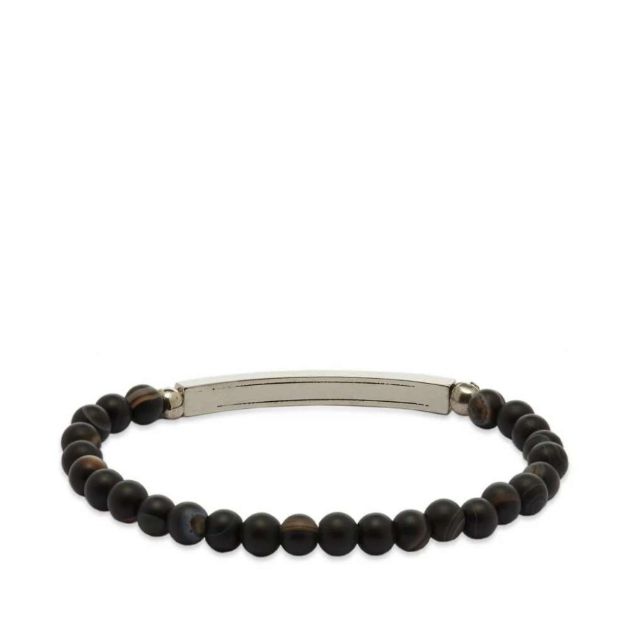 Accessories * | Alexander Mcqueen Skull & Beads Bracelet