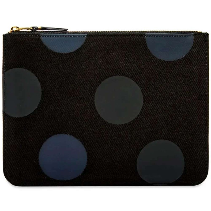 Accessories * | Comme Des Garcons Wallet Comme Des Garcons Sa5100Rd Rubber Dot Wallet