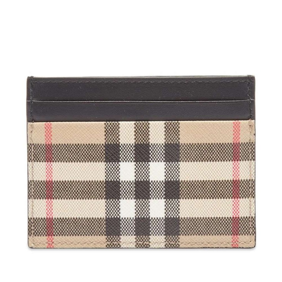 Accessories * | Burberry Sandon Vintage Check Card Holder