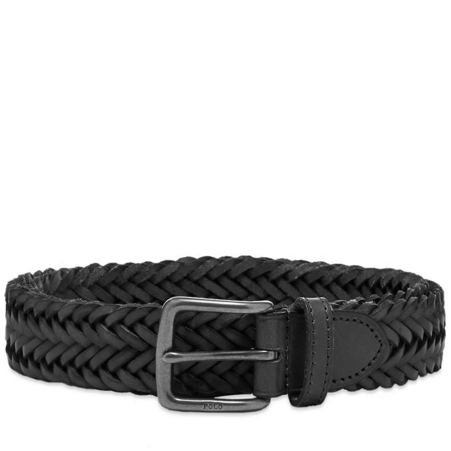 Accessories * | Polo Ralph Lauren Leather Woven Belt