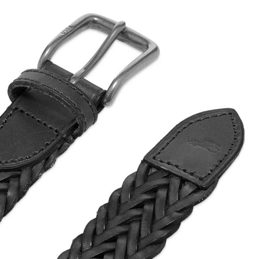 Accessories * | Polo Ralph Lauren Leather Woven Belt