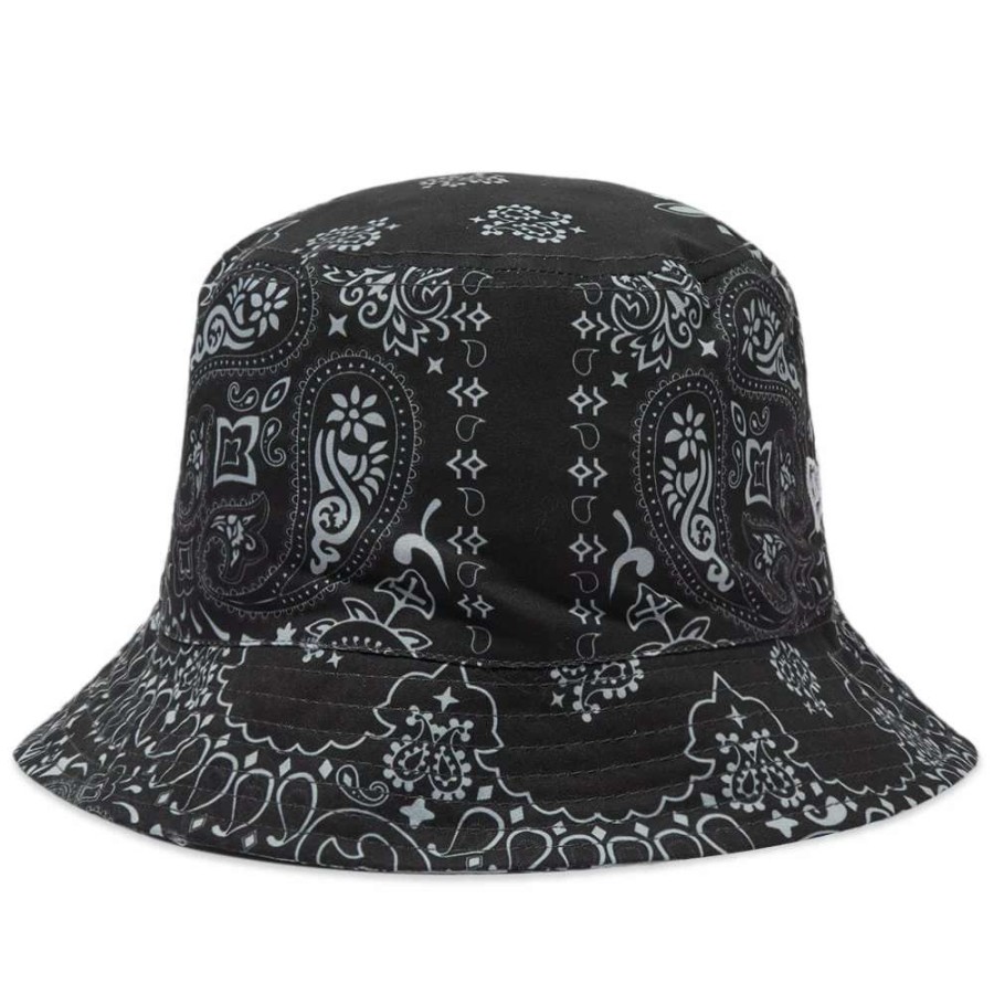 Accessories * | New Era Sam Reversible Paisley Bucket Hat