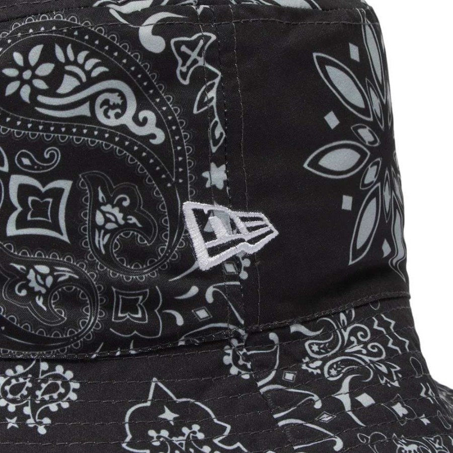 Accessories * | New Era Sam Reversible Paisley Bucket Hat