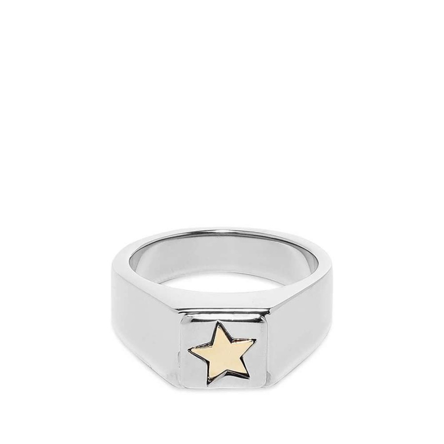 Accessories * | Saint Laurent Chevaliere Star Ring