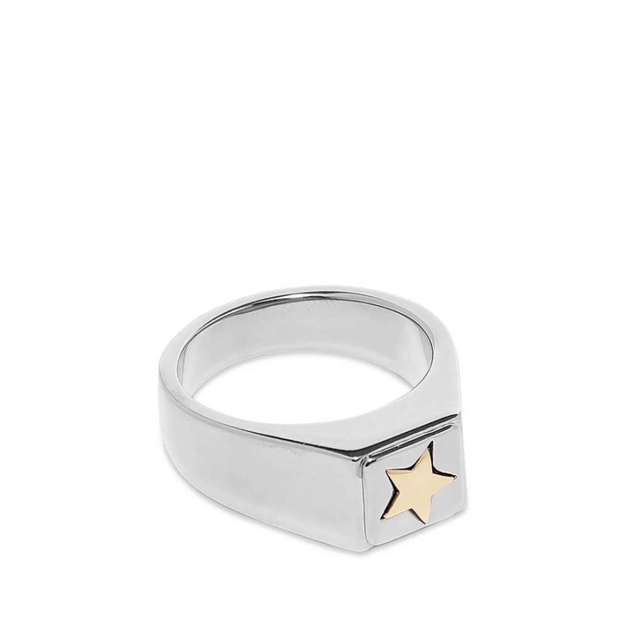 Accessories * | Saint Laurent Chevaliere Star Ring