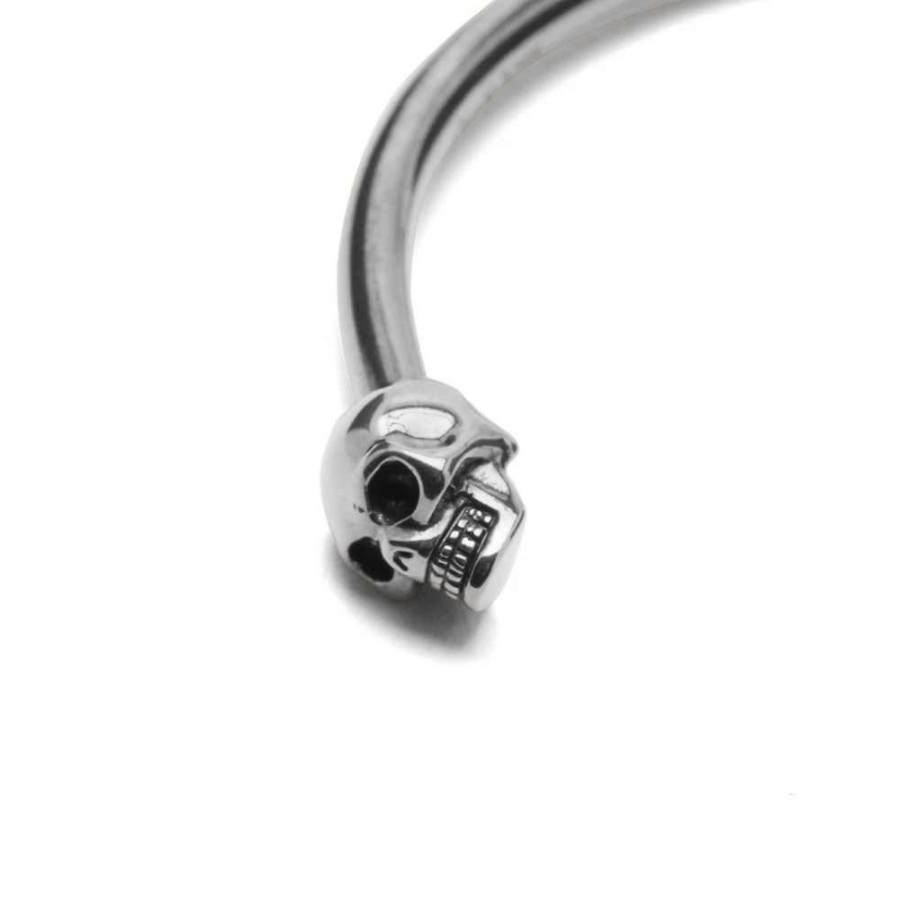 Accessories * | Alexander Mcqueen Twin Skull Bracelet