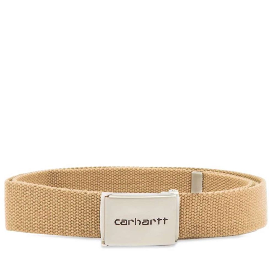 Accessories * | Carhartt Wip Chrome Clip Belt