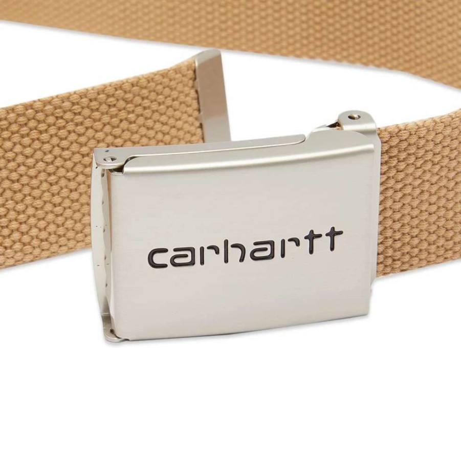 Accessories * | Carhartt Wip Chrome Clip Belt