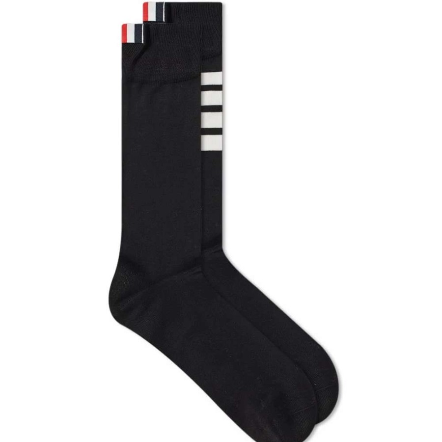 Accessories * | Thom Browne 4 Bar Mid Calf Sock