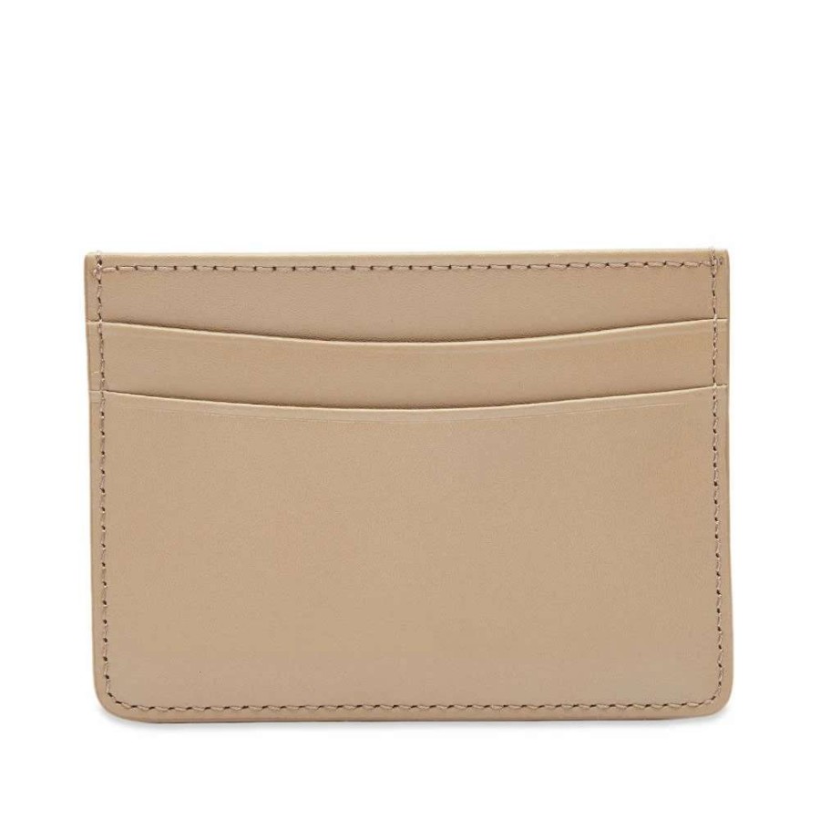 Accessories * | A.P.C. A.P.C Andre Smooth Leather Card Holder